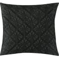 thumbnail image 6 of Nanshing Vina 7 Piece Contemporary Striped Comforter Set, Black Gold, Queen, 6 of 7