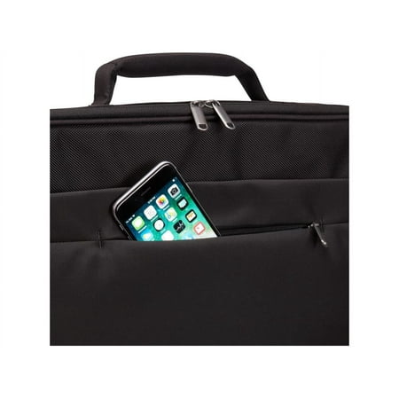 Case Logic - Advantage 17.3" Laptop Briefcase - Black
