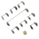 thumbnail image 4 of Mechanical Keyboard Stabilizer, Convenient 104/108 6.25U 2U Keyboard Stabilizer Higher Hardness for DIY for Mechanical Keyboard, 4 of 8
