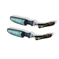 thumbnail image 1 of Motorcycle LED Turn Signal Lights Water Double Color FlowingBlinker Lamps Daytime Running Light Pack Of 2, 1 of 9