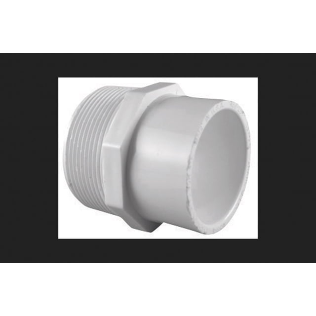 Adaptador de tubería Charlotte SCH 40 PVC, 2 x 1.5 pulgadas