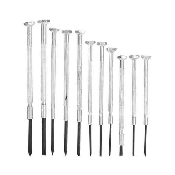 Mini Watch Alloy Tools Precision Kit for Home Improvement – 11pcs Screwdriver Set for Small Hardware Tasks and Watch