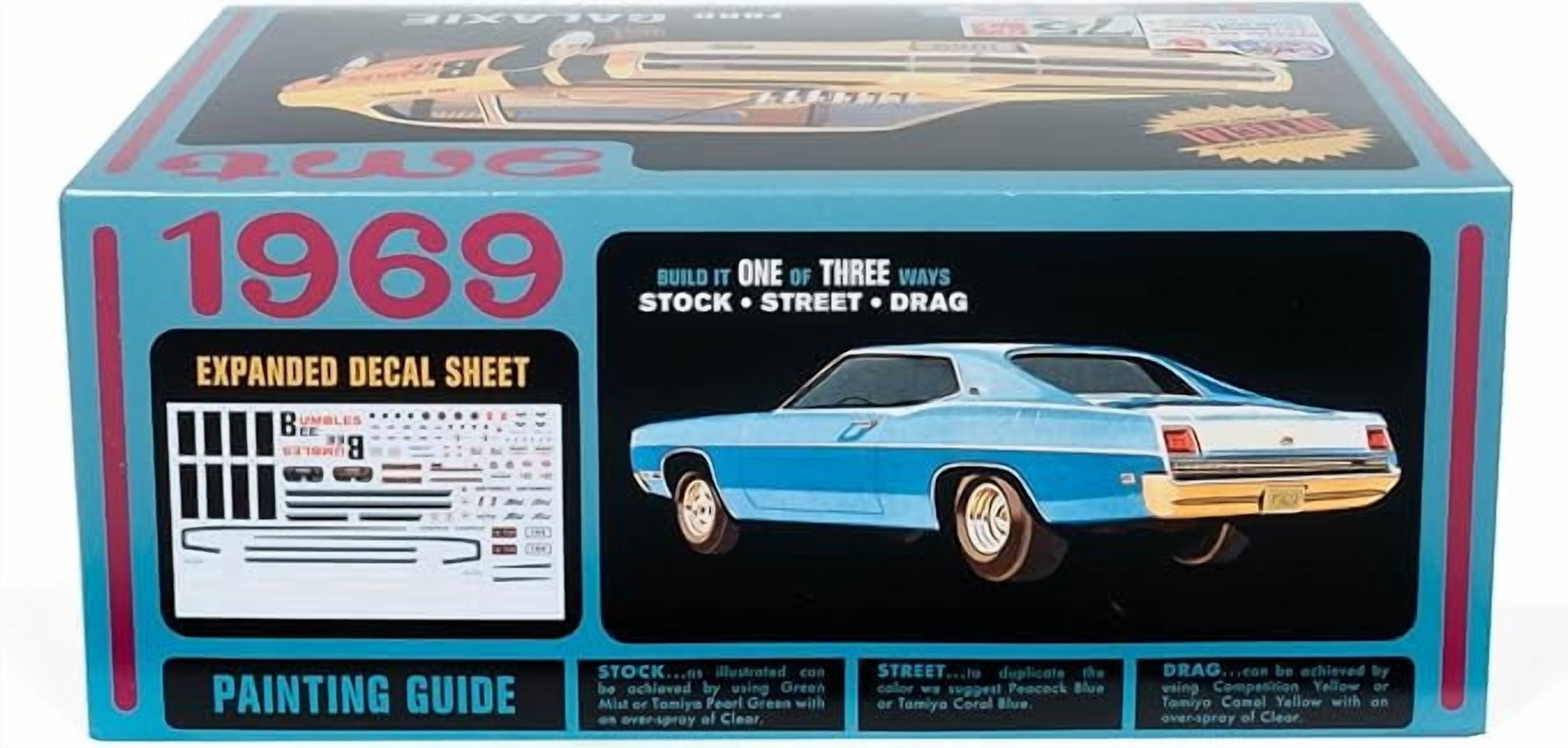 AMT 1969 Ford Galaxie Hardtop Skill 2 Model Kit 1/25 Scale