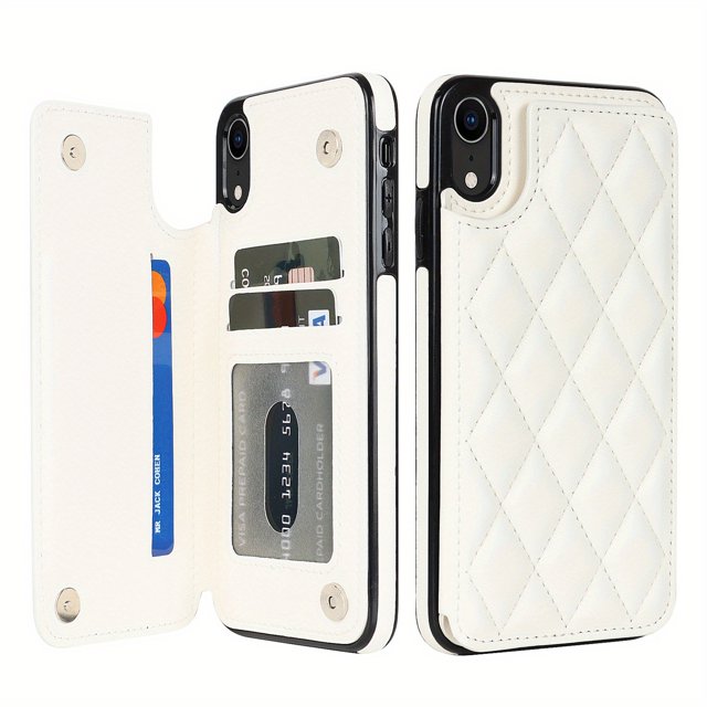 For IPhone 14 13 12 11 Pro Max XR XS Max SE 2022 Case,Luxury Flip Folio Leather Wallet Cover Card Slots And Kickstand For Girls Women,Protective Phone Case
