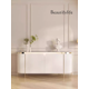 thumbnail image 2 of Gabinete lateral de comedor, entrada de losa de roca simple y moderna, gabinete de puerta de alta gama, decoración de diseño, zapatero de almacenamiento de pared, 2 of 4