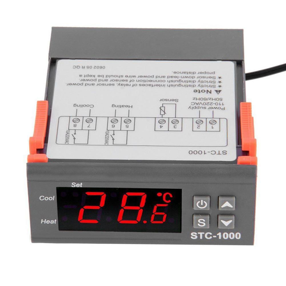 STC-1000 Electronic Digital Display Temperature Controller Thermostat 7E 