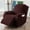 CHOCOLATE, variant on Waterproof Stretch Jacquard Recliner Sofa Cover, Soft Fabric Couch Covers with Storage Bag, Dust-Proof Pet Furniture Protector, Suitable for Living Rooms and Offices