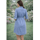 thumbnail image 2 of Vestido para Embarazo Mezclilla Frescura en Stretch Almacenes Mario Color Azul Claro Talla Unitalla, 2 of 2