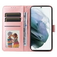 thumbnail image 2 of Case for Samsung Galaxy S23, Case Sunflower Embossed PU Leather Flip Cover Wallet Case with Cards Slot Holder Kickstand with Strap Protective Cover for Samsung Galaxy S23 6.1 inch,Rosegold, 2 of 9