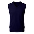 thumbnail image 6 of Maean Men Sweater Vest V Neck Knitted Pullover Sleeveless Sweaters Tops Vests Fall Winter Sweaters, 6 of 7