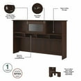 thumbnail image 3 of Pemberly Row Modern 60W Hutch in Modern Walnut - Engineered Wood, 3 of 7