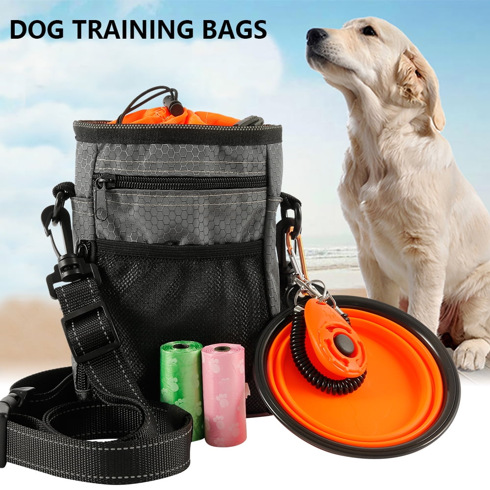 Set of 2 Dog Training Bag Small Dog Snack Pouch Coin Purse Key Case Silicone Coin Pouch Silicone Dog Treat Pouch Reusable 