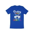 thumbnail image 6 of Rocking 100 Days of School Music Gift Item Guitar Graphic T-Shirt Funny Rocking 100th Day of School Music Gifts Tshirt, 6 of 10