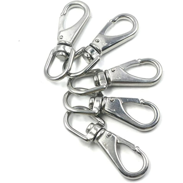 Swivel Eye Snap Hook, Multi-use Boat Swivel Eye Snap Hook Size 1# Silver  304 Stainless Steel Pack of 1 (A1)