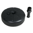 thumbnail image 6 of Mainstays 26lb Outdoor Fillable Round Resin Opp Umbrella Base, Black, 6 of 8