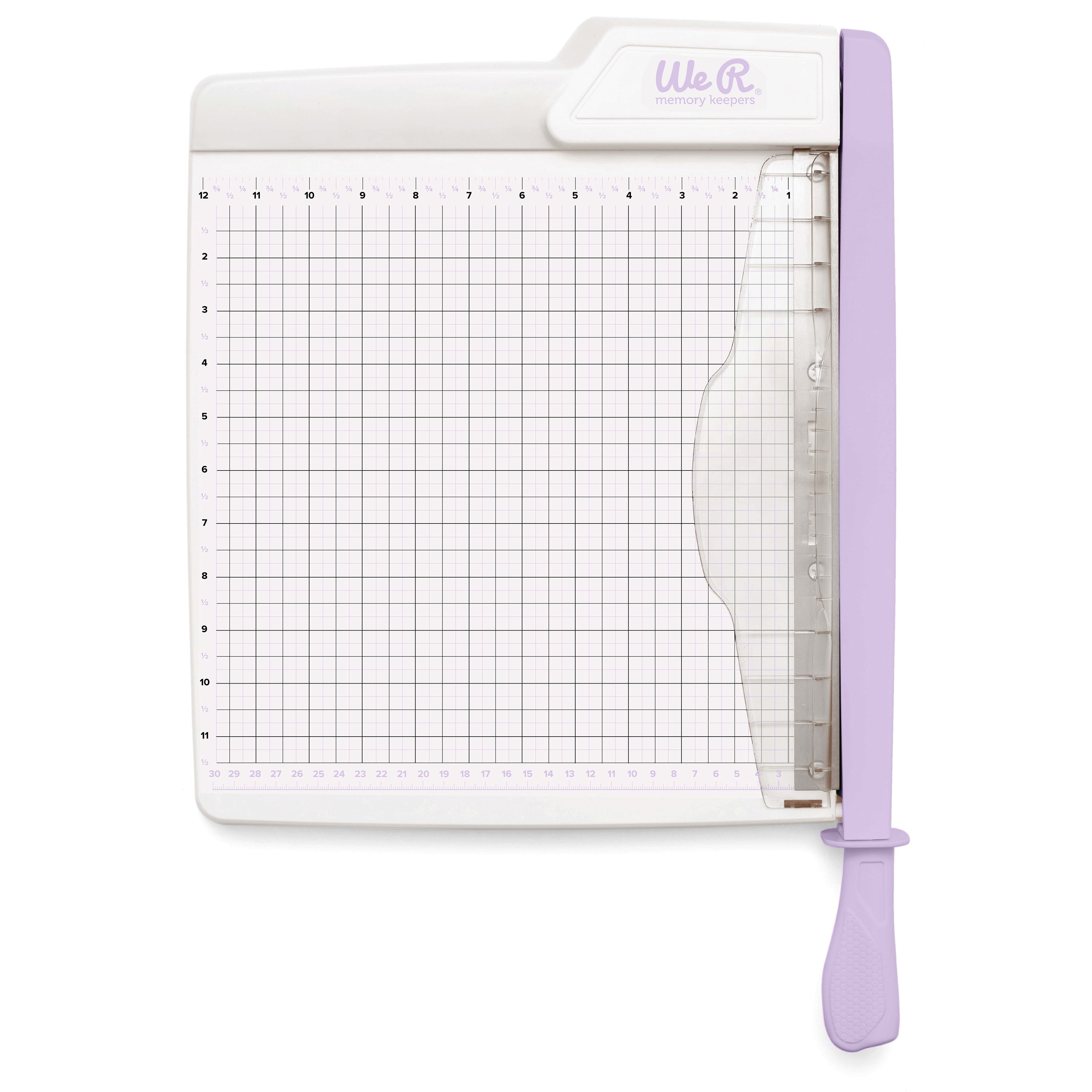 We R Memory Keepers Large Guillotine Cutter-Lilac