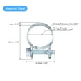 thumbnail image 2 of Uxcell 17-19mm Mini Fuel Injection Hose Clamp Zinc Plated Steel Fuel Line Clamp 20 Pack, 2 of 5