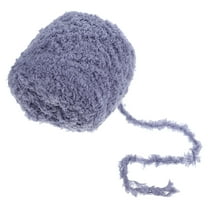 Soimiss 1Pcs Coral Fleece Yarn For Crafting Soft Chunky Grey Yarn For Experienced Knitters