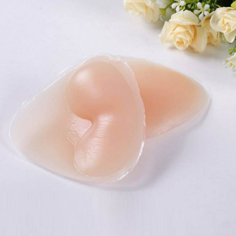 Sexy Women Breast Pads Silicone Bra Gel invisible inserts Push Up Bra  Insert Breast Bra Cleavage Triangle Pads Enhancer H89