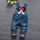 thumbnail image 5 of Conjunto de 2 piezas de Minnie Mouse de Disney para niños y niñas, ropa de manga larga con bordado 3D de dibujos animados, mono bonito para otoño, 5 of 5