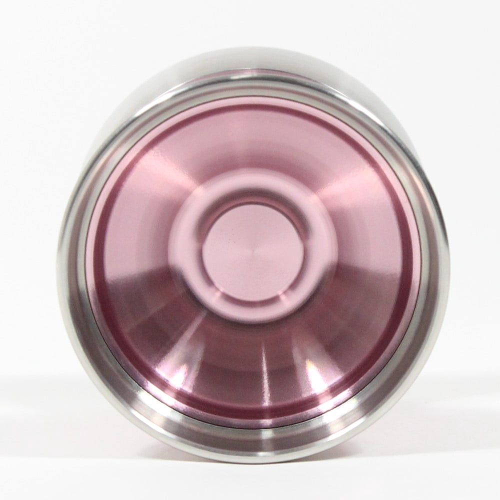 Sputnik NIX Yo-Yo - Bi-Metal YoYo - 6061 Aluminum with Stainless Steel Rims (Twilight Pink)
