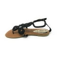 thumbnail image 2 of Victoria K Women's Gladiator Multi Loops Crossover Sandals, 2 of 5