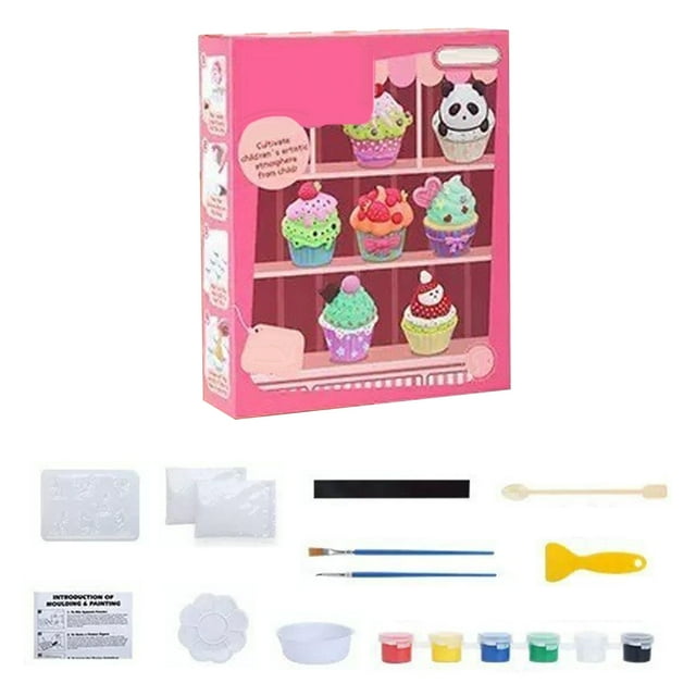 Ceramics Plaster Painting Set,Kids Arts and Crafts Painting Kit for Kids Crafts