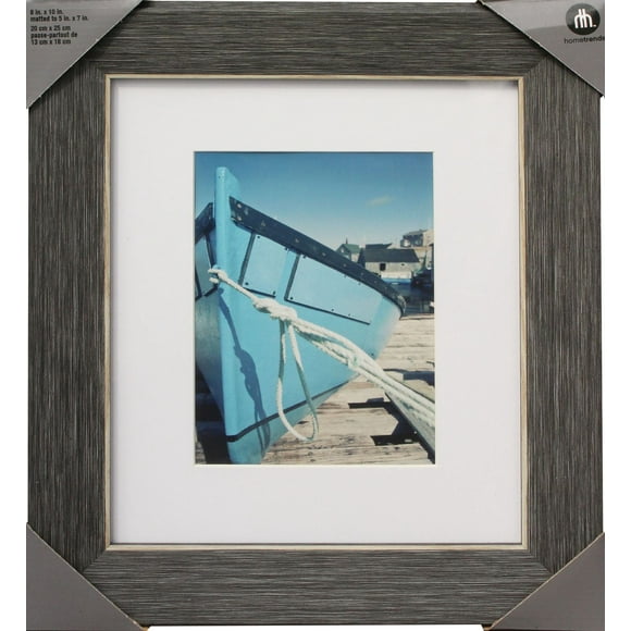 hometrends Grey Wood 8X10 Photo Frame