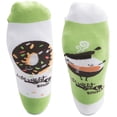 thumbnail image 2 of Donuts & Coffee Opposite Colored Complimentary Socks, 2 of 7