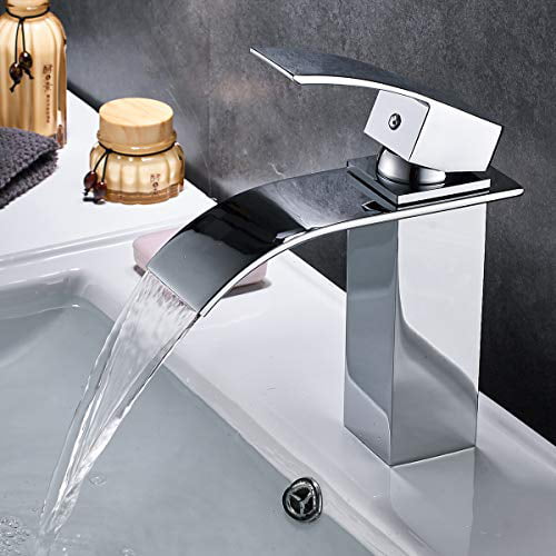 Details about  / Gold Mixer Bathroom Vanity Sink Basin Taps Single Hole Deck Mounted Brass Faucet