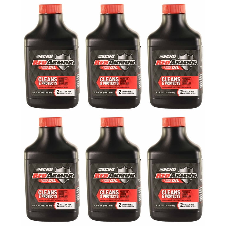 クレンジ4化水とし2乳液2 ECHO 6-Pack Red Armor 2-Cycle Engine Oil, Semi-Synthetic, 5.2 fl