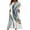 DT-Light Blue, variant on DailyTrove Women's Color Block Caftan Dress, Short Sleeve, Bohemian Lounge & Beach Wear, Lightweight Rayon Blend