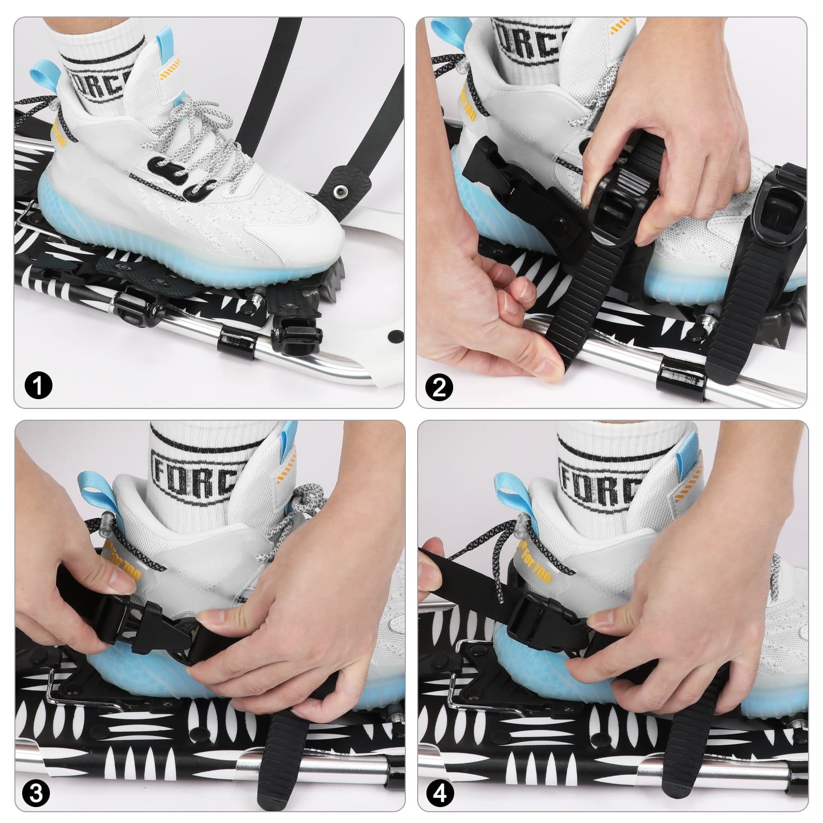 Snow Shoes, Lightweight Aluminum Snowshoes for Men Women