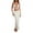 White, variant on Musuos Women's Lace Long Dress Sleeveless Spaghetti Strap Cutout Bodycon Long Dress Elegant Party Dress