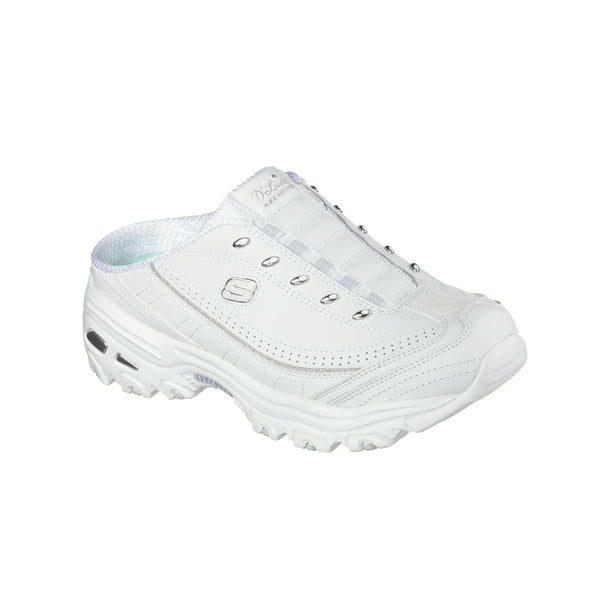 anfitriona Alérgico Mediar Skechers Women's Sport D'Lites Bright Sky Slip-on Athletic Sneaker Mule  (Wide Width Available) - Walmart.com