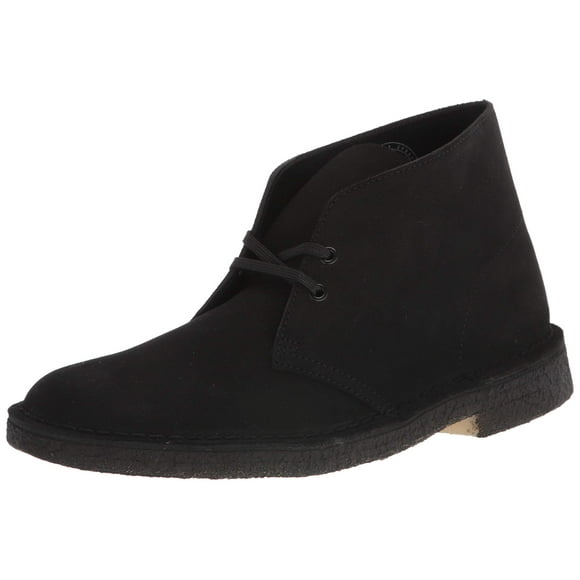 Clarks Botte Chukka Désert pour Homme, Suède Noir, 12m