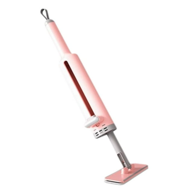 Ruifaya Mini trapeador de limpieza portátil, potente trapeador exprimidor, trapeador absorbente plegable de escritorio