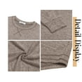 thumbnail image 6 of Fantaslook Lightweight Sweatshirts for Women Long Sleeve Crew Neck Tops Casual Curved Hem Shirts, 6 of 7
