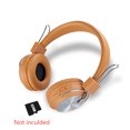 thumbnail image 3 of Sidaley Auriculares Estéreo Plegable Compatible con Bluetooth Diadema inteligente Electrónica de audio portátil Auriculares de sonido premium Navidad Cables de audio/vídeo Marrón, 3 of 6