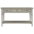 thumbnail image 6 of UWR-Nite Classic Retro Style Console Table for Hallways Kitchen Bedroom Entryway, Sofa Table with Three Top Drawers and Open Style Bottom Shelf, Gray Wash, 6 of 8