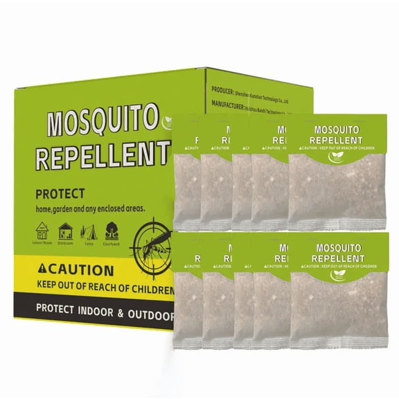 Paddsun Mosquito Repellent Indoor Outdoor Patio, 10 Pack Natural Mosquito Repellant Pouches  Mosquitoes Repellent for Yard Outside