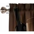 thumbnail image 6 of Wine Blackout Window Curtains, Farm Vintage Glasses Romantic Grape Rustic Window Drapes, for Kitchen Living Room Bedroom W54xL18in 1 Panels, 6 of 6