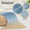 thumbnail image 3 of Blue Yellow Ombre Body Pillow Covers 20"x60", Farmhouse Modern Gradient Art Soft Brushed Microfiber Breathable Throw Pillow Covers, Pillowcase with Zipper for Couch Sofa Bedroom Living Room, 3 of 9
