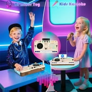 Cool Toys - Toddler DJ Table, Electronic DJ Mixer Toy with Sound Effects, Lights & Recording, Musical Instruments Toys for 3-8 Boys Girls