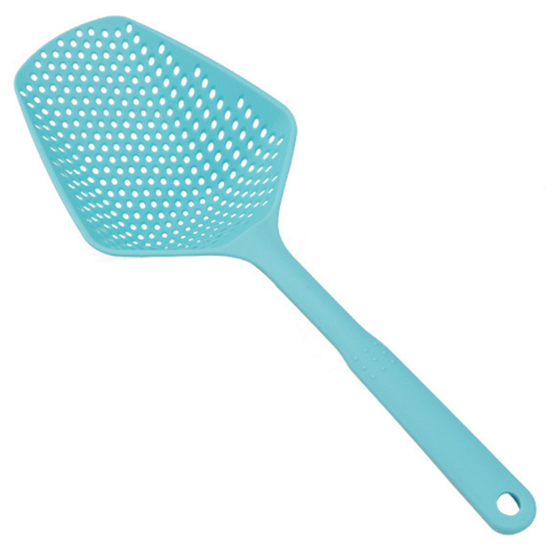 Plastic Slotted Spoon Non Stick Long Handle Creative Slotted Scoop Skimmer Spoon
