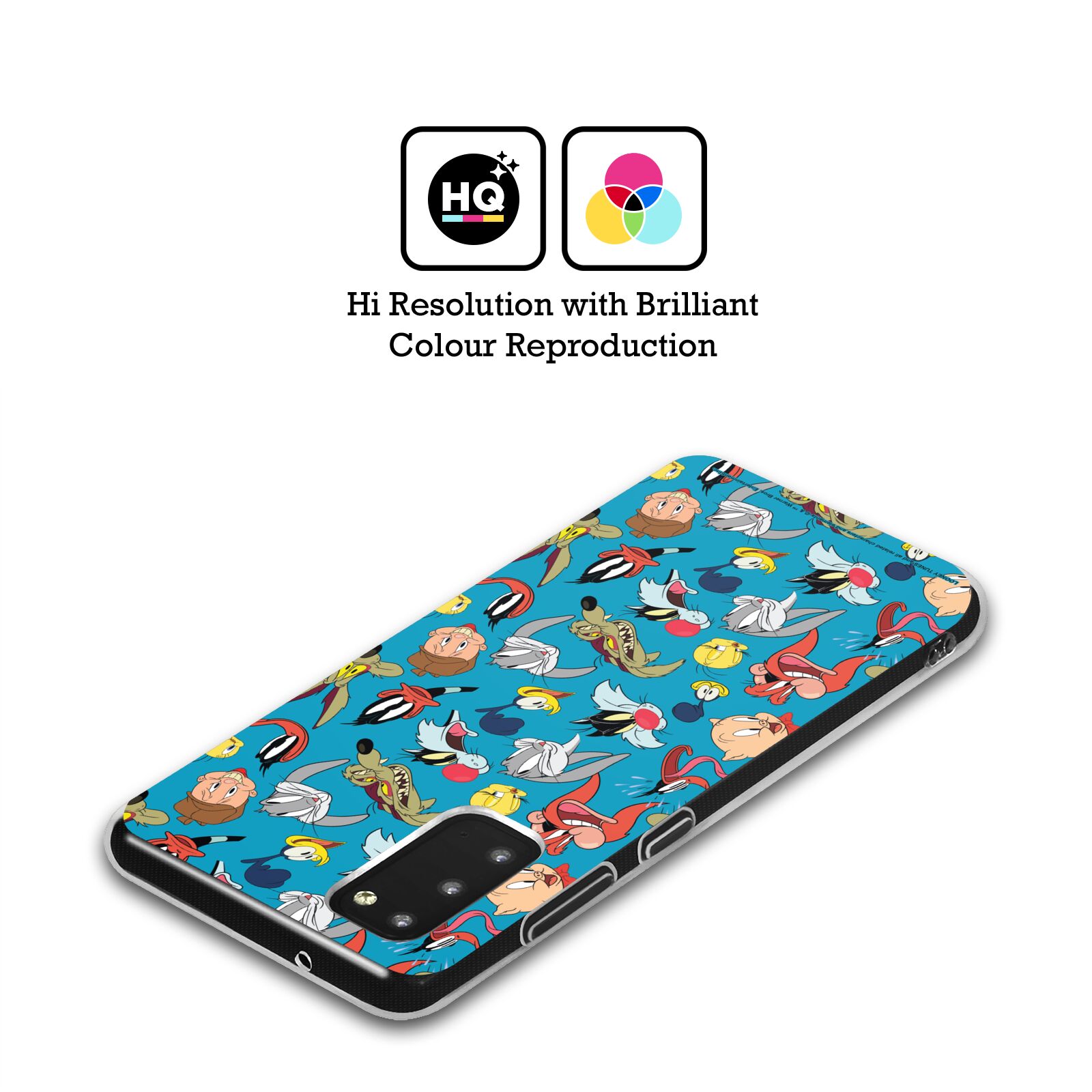Head Case Designs Officially Licensed Looney Tunes Patterns Head Shots Soft Gel Case Compatible with Samsung Galaxy S7 - image 2 of 7