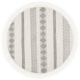 thumbnail image 4 of SAFAVIEH Natura Elvin Geometric Wool Area Rug, Ivory/Grey, 8' x 10', 4 of 9