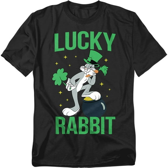 Looney Tunes T-Shirt Bugs Bunny St. Patrick'S Lucky Rabbit Unisex Graphic Tee for Men & Women