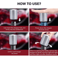 thumbnail image 4 of Tapón de botella de vinoTapón de vino a prueba de fugas al vacío para botella de vino, tapón de botella de bebida expansible Ormromra CPB-DE-WX824-1, 4 of 5