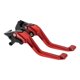 thumbnail image 1 of Palancas de freno y embrague cortas Unique Bargains para Yamaha YZF-R125 2014-2020, palanca de freno de manillar de motocicleta, aleación de aluminio, rojo sólido, 1 par, 1 of 6